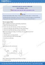 Đề thi giữa kì 1 Sinh 11 Kết nối tri thức - Đề số 5